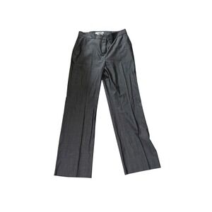 Max Mara Gray Dress Pants Sz 10 | Designer Office Siren Tailored Trousers Luxury